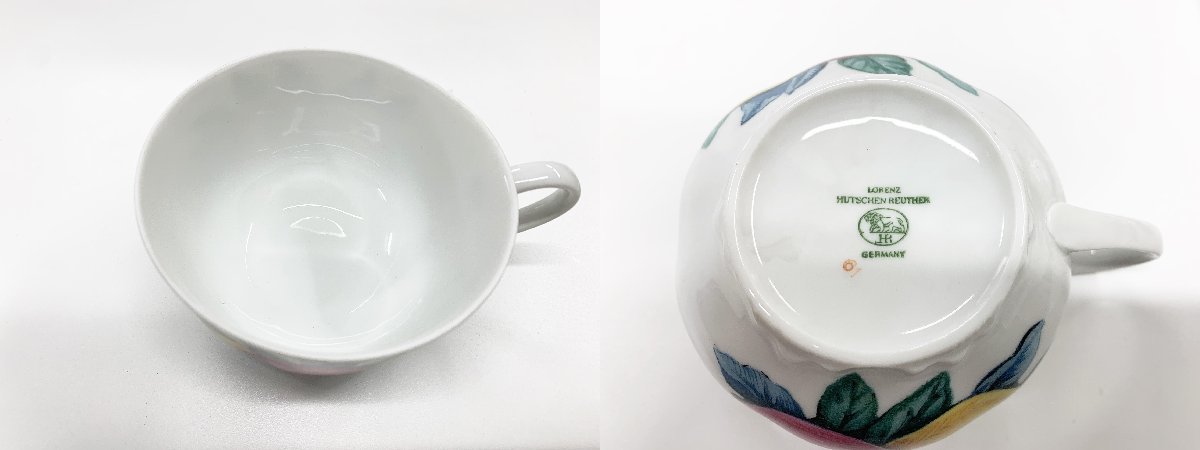 HUTSCHEN REUTHER フッチェンロイター カップ&ソーサー HUTSCHEN REUTHER フッチェンロイター カップ&ソーサー