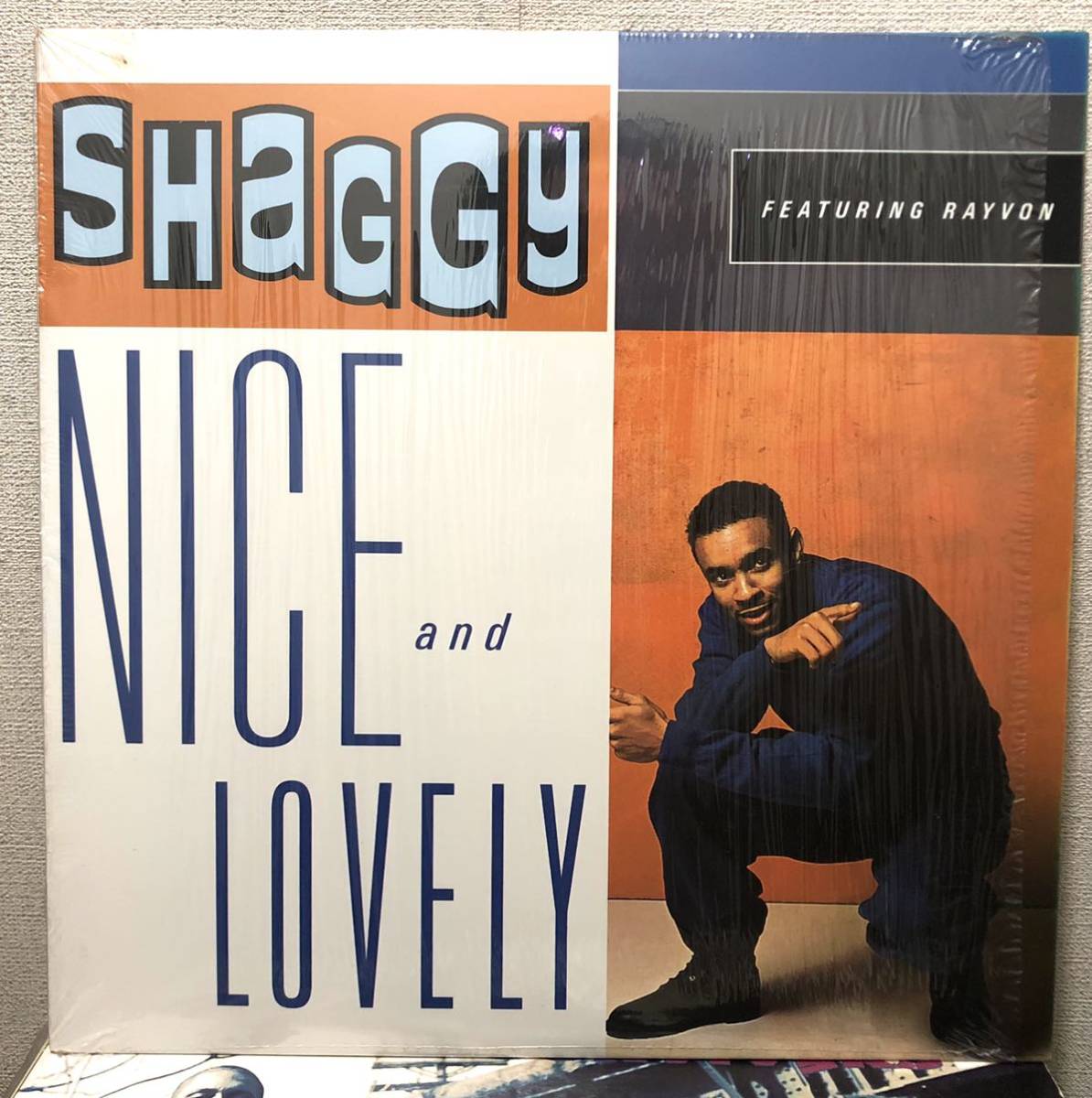 激レア 倉庫出 シュリンク Ragga 1993 Shaggy /Nice And Lovely Feat Rayvon Remix Frankie Cutlass Original US 12 Hiphop Reggae 90s_画像1