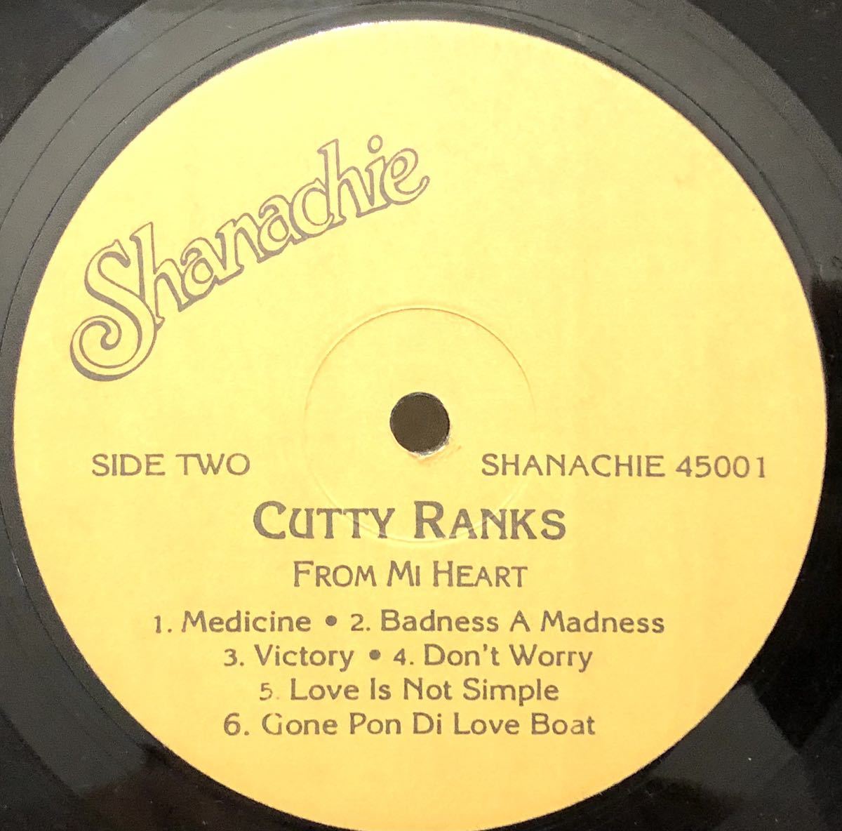 激レア Ragga ラガマフィン 1992 Cutty Ranks / From Mi Heart Original LP Remix Bobby Conders Funk Master Flex 90s ミドル 絶版_画像4