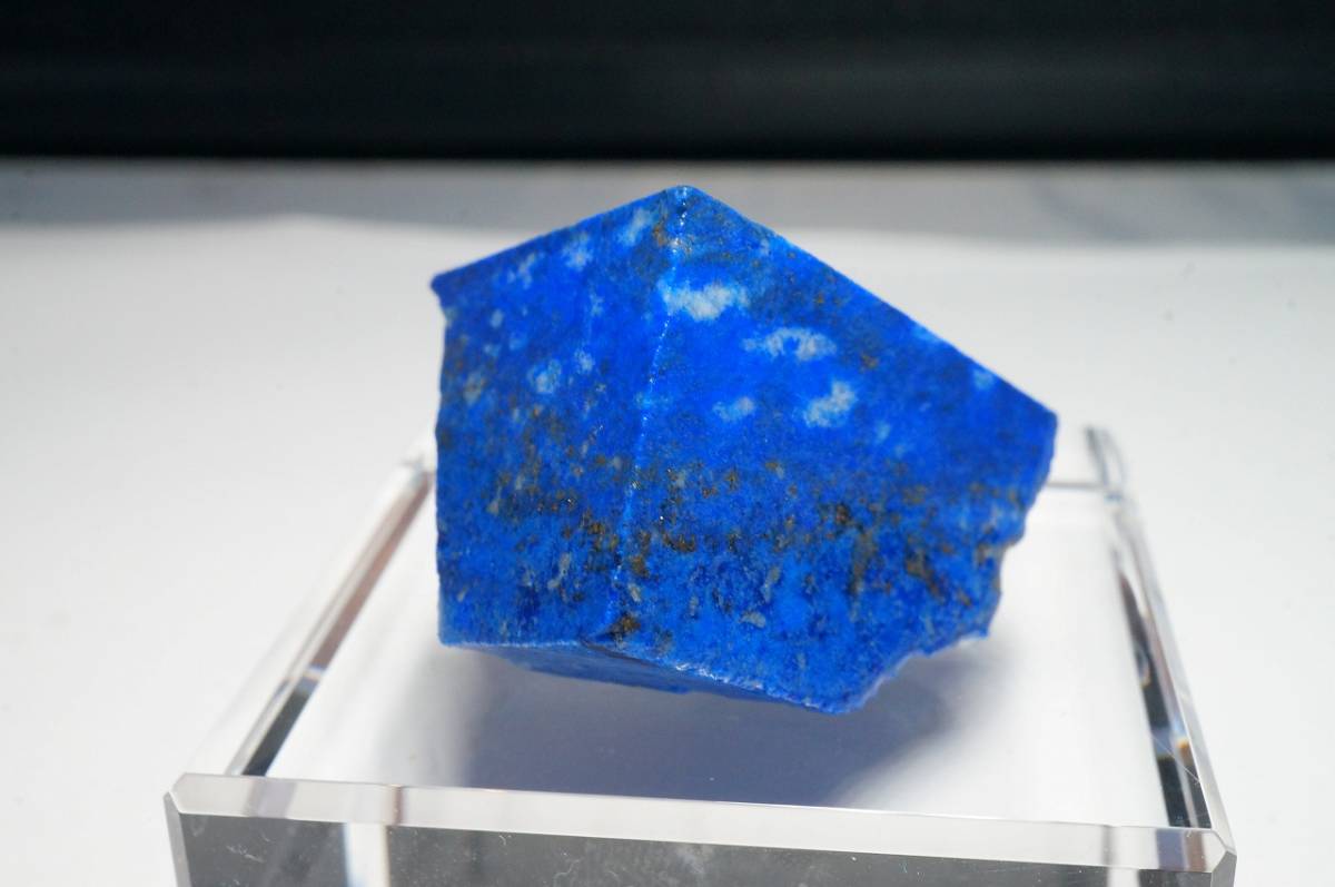 [ special price! first come, first served ]feru mail blue Indigo color . beautiful fine quality afgani Stan production lapis lazuli / Ultra marine blue raw ore 80.6ct/16.1g