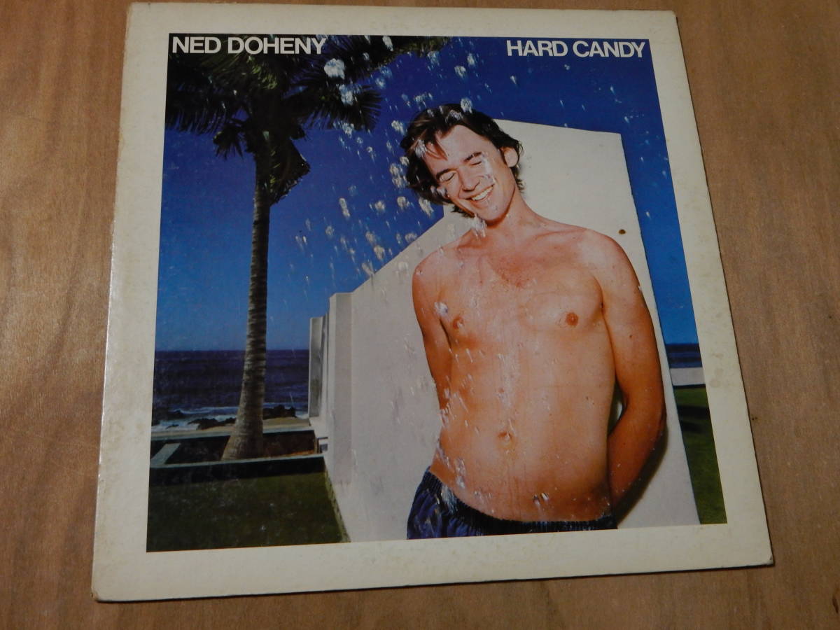 送料込み（沖縄以外）　NED DOHENY HARD CANDY LP 白レーベル　見本盤　背表紙切れあり_画像1