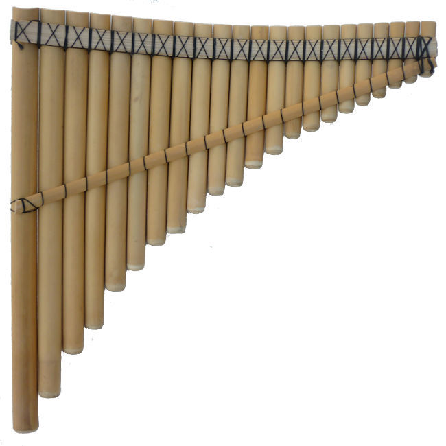 パンフルート 左低音 フォルクロレー音楽 PAN-21A 民族楽器 修理済 ペルー アンデス楽器 伝統楽器 管楽器 フォルクローレ楽器 サンポーニャの画像2