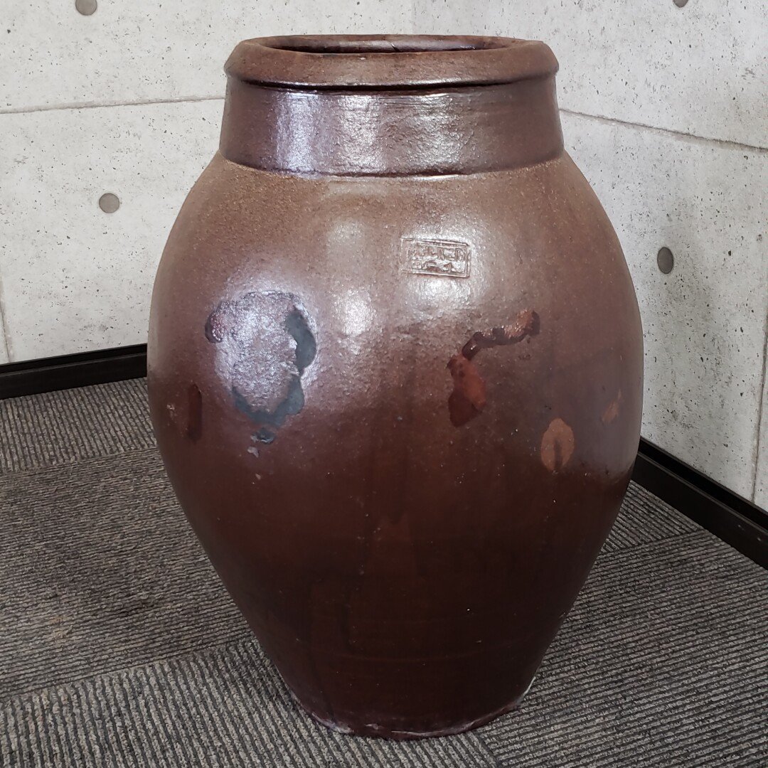 壷 高さ52cm 花器 インテリア 骨董品 アンティーク 備前焼 ? 飾壷