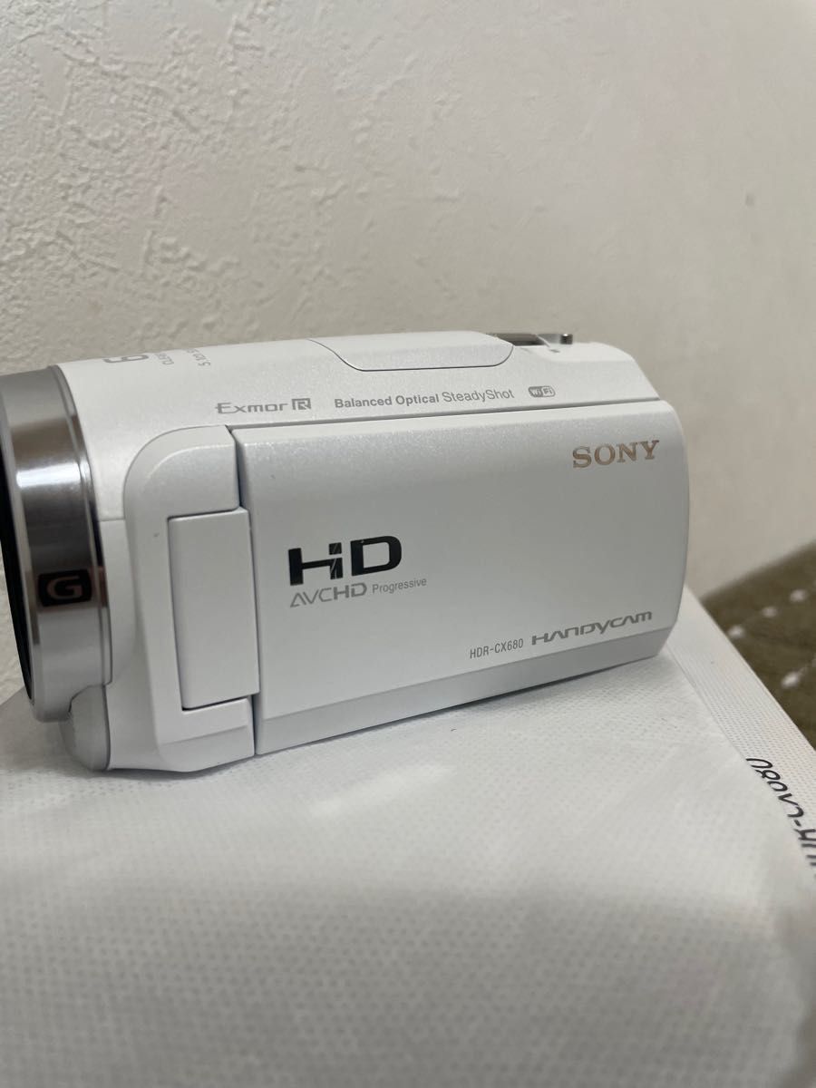 美品 SONY ビデオカメラ HDR-CX680 ホワイト 箱・説明書あり 美品 SONY ビデオカメラ HDR-CX680 ホワイト 箱・説明書あり