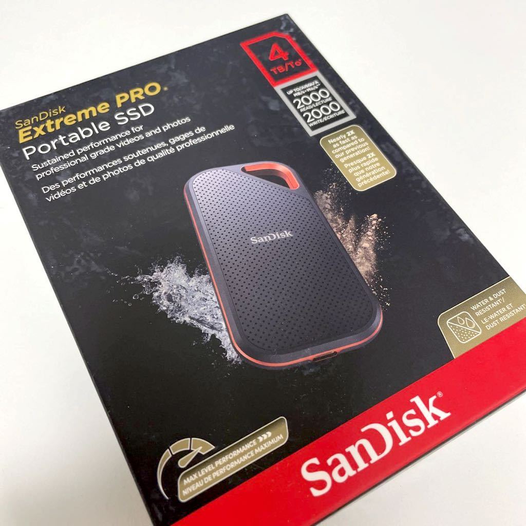 新品未開封 SanDisk Extreme PRO ポータブルSSD 4TB Yahoo!フリマ（旧）-