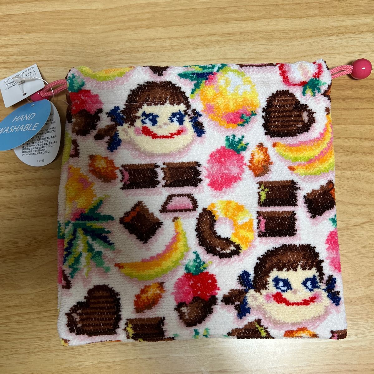 即購入OK 新品 feiler フェイラー ペコちゃん コラボ 巾着 ポーチ