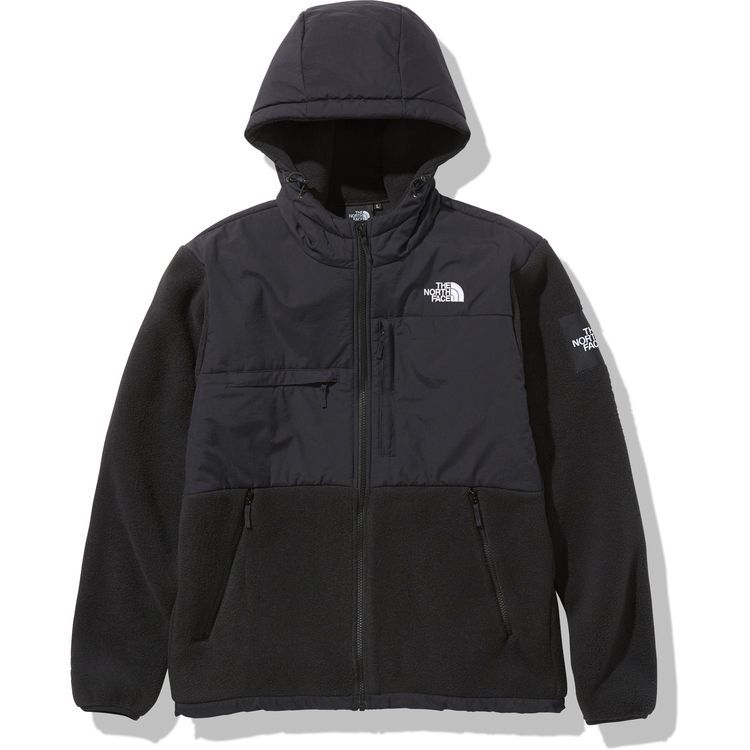 Sサイズ新品 THE NORTH FACE デナリフーディ NA72052 K ブラック 黒 フルジップ ボア フリース ジャケット ノースフェイス Denali Hoodie_画像1