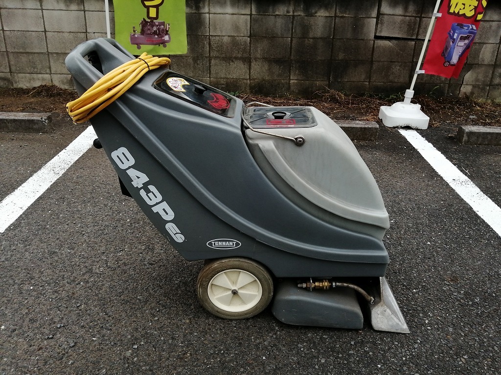 できます】 TENNANT 843P 業務用 ウォンドホース付 カーペットエクス