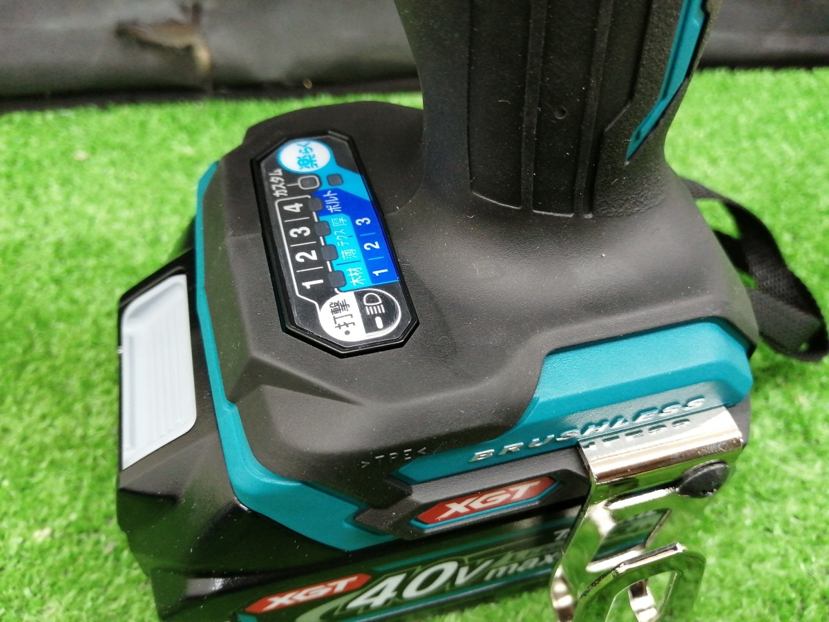 未使用品 makita マキタ 40Vmax 2.5Ah 充電式 インパクトドライバ