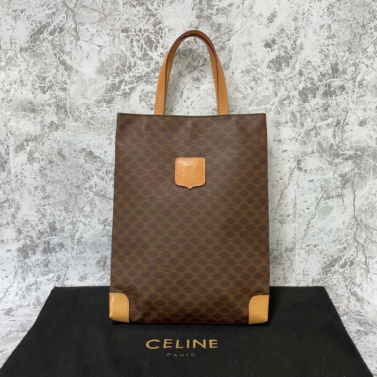 美品 CELINE セリーヌ ミニ ハンドーバッグ マカダム トリオンフ