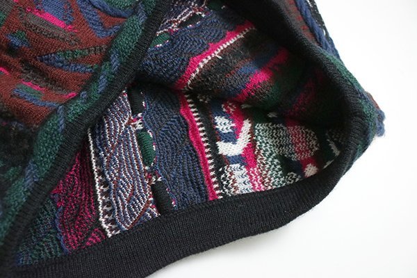 COOGI ◆ 3Dニット セーター マルチ 12-14サイズ 編み柄 ウール クージー ◆WX6_画像6