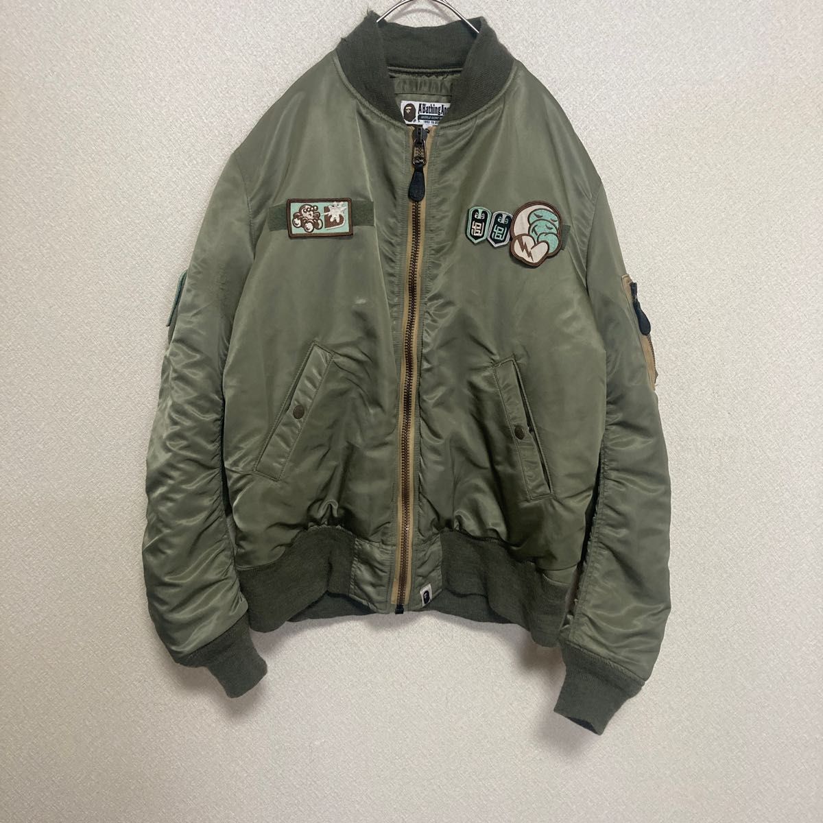 入手困難》A BATHING APE スタジャン ワッペン付け替え - www