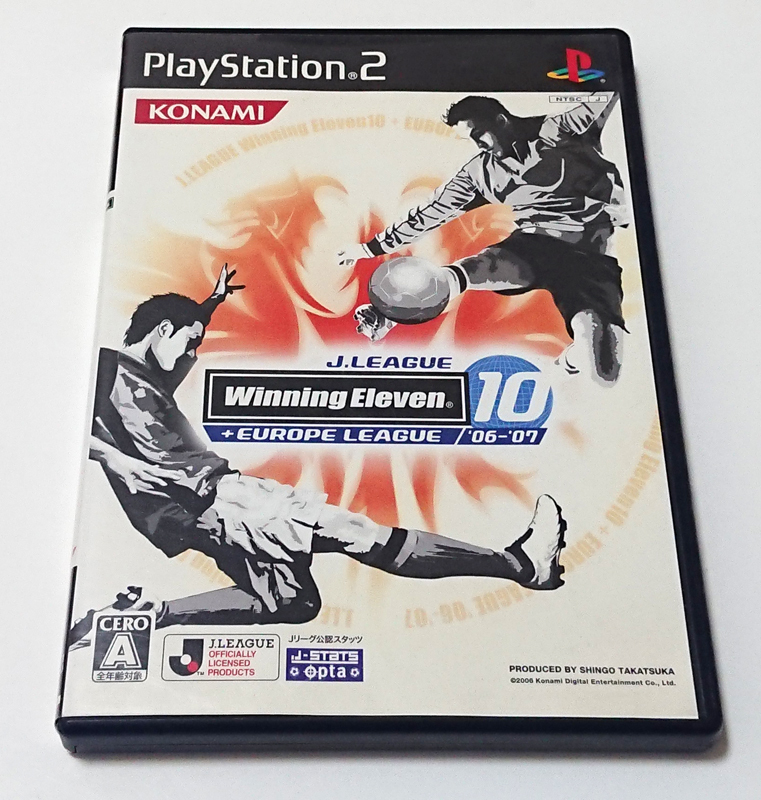 【PS2ソフト】Jリーグ ウイニングイレブン10＋欧州リーグ ’06-’07 ※ディスク無し／正誤表付き_画像1