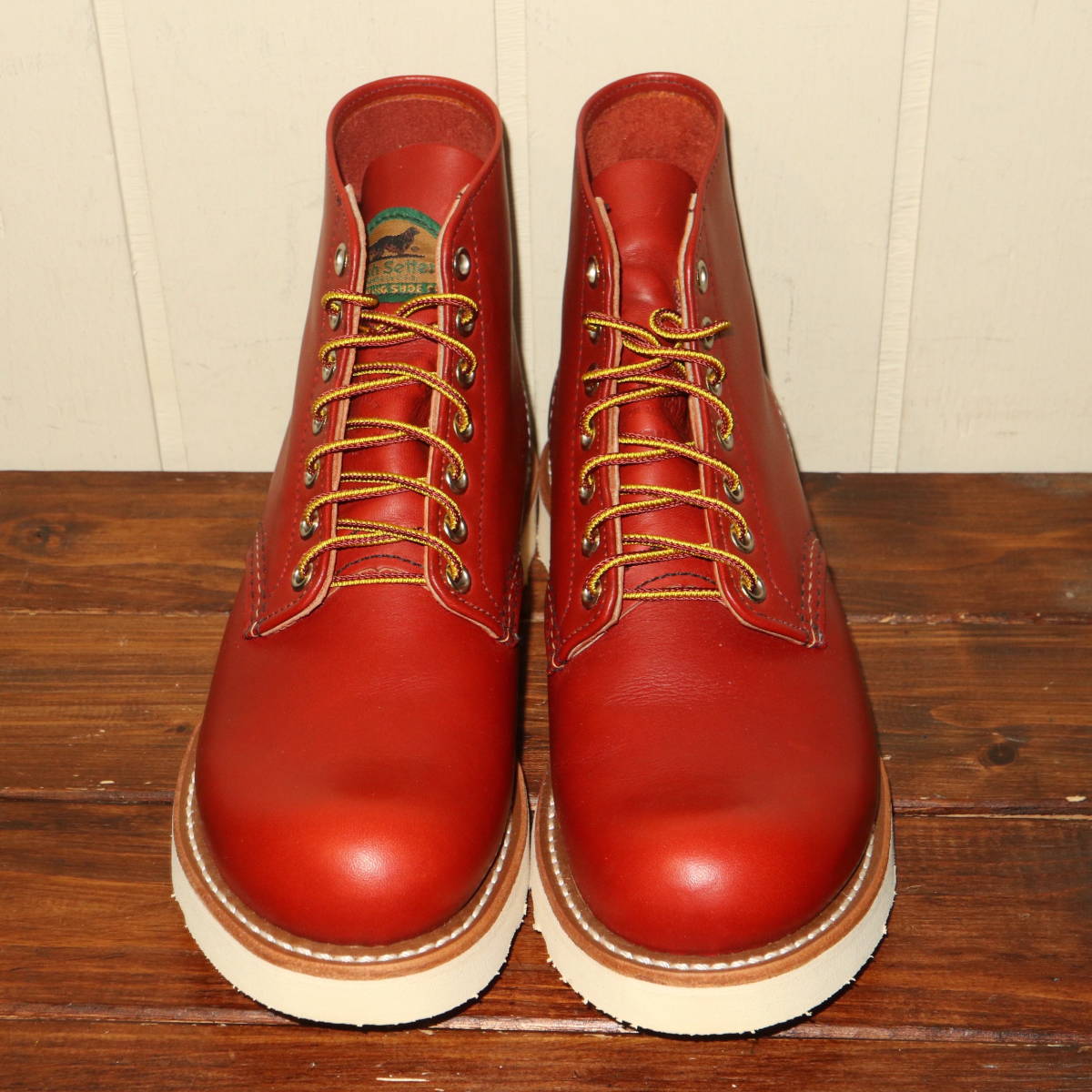 展示品 RED WING レッドウィング BEAMS ビームス別注 半円犬タグ 9872
