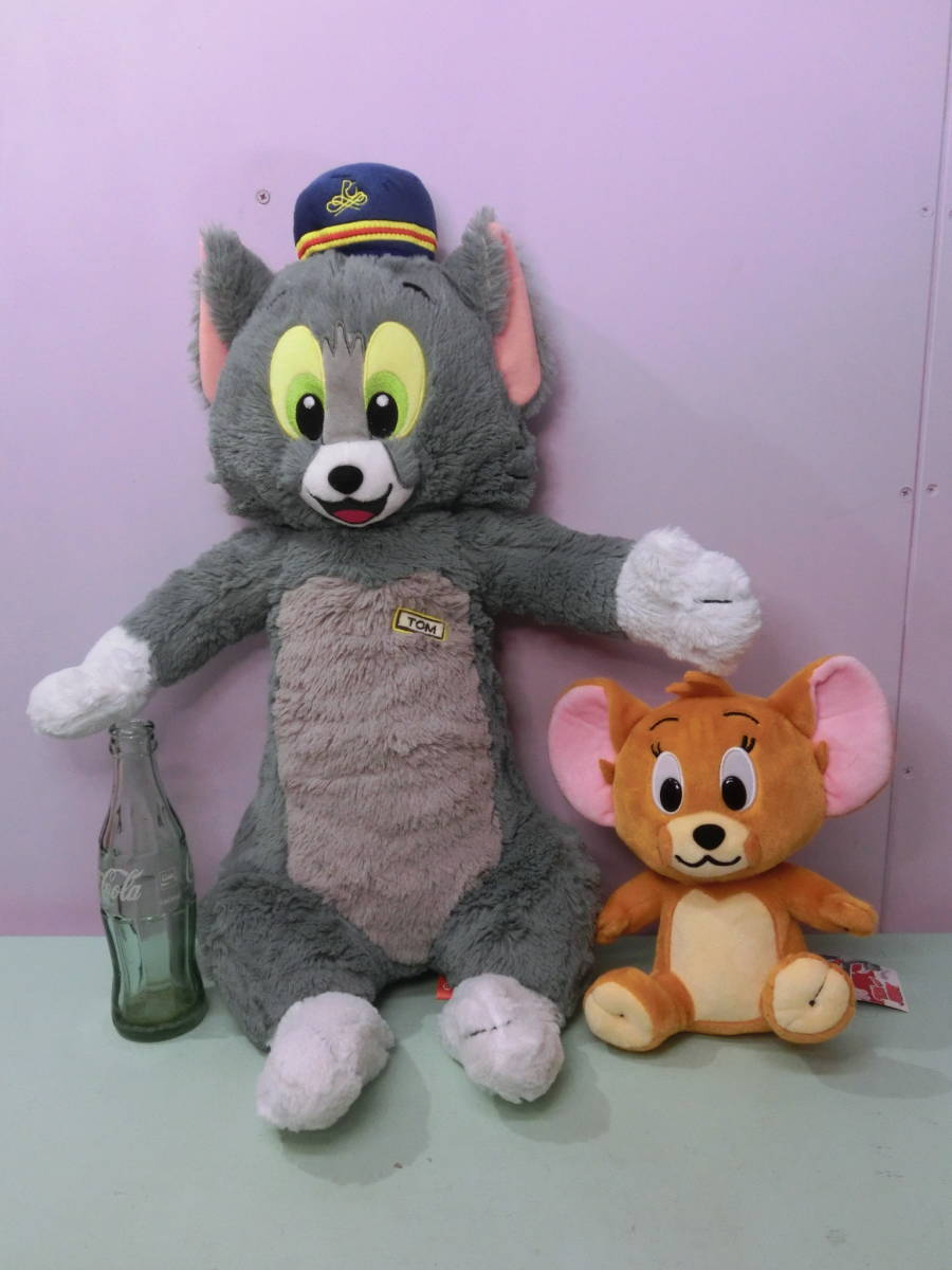 トムとジェリー BIGぬいぐるみ人形 ペア◇カートゥーン Tom and トムとジェリー BIGぬいぐるみ人形 ペア◇カートゥーン Tom and