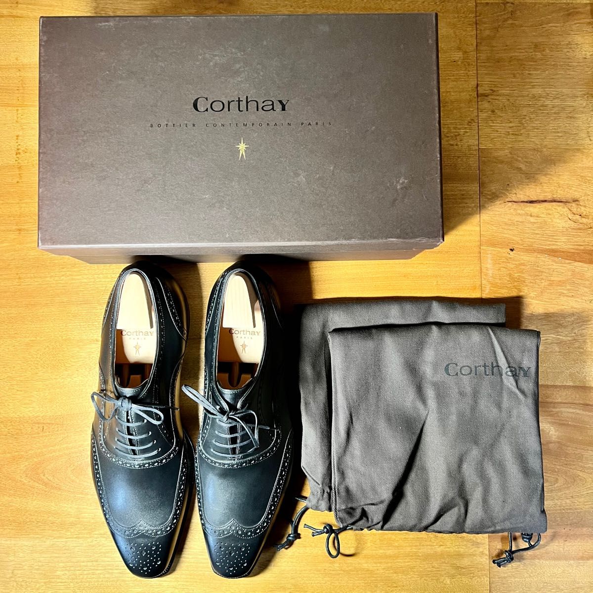 新品未使用】コルテ CORTHAY Vendome セミオーダー品ウイングチップ
