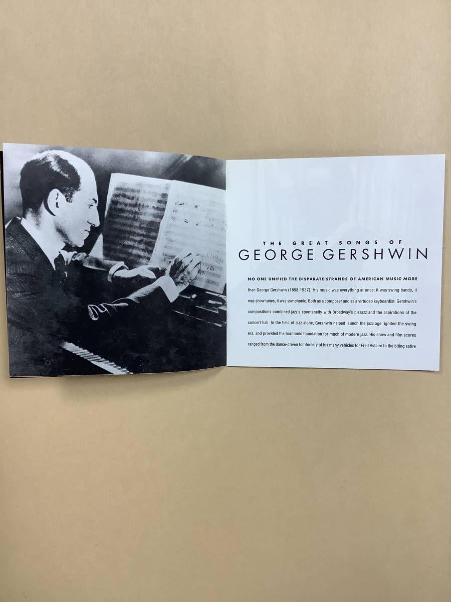 送料無料 THE GREAT SONGS OF GEORGE GERSHWIN オムニバス18曲 輸入盤_画像6