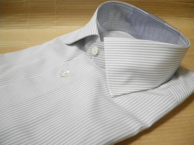 百貨店ブランド＊CAMICIAIO classico カミチャイオ＊サイズ S 37-82＊日本製/綿100% 高級Yシャツ_画像1