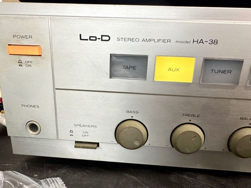 75%以上節約 日立Lo-D HA-38 アンプ ステレオ機器 中古 aob.adv.br