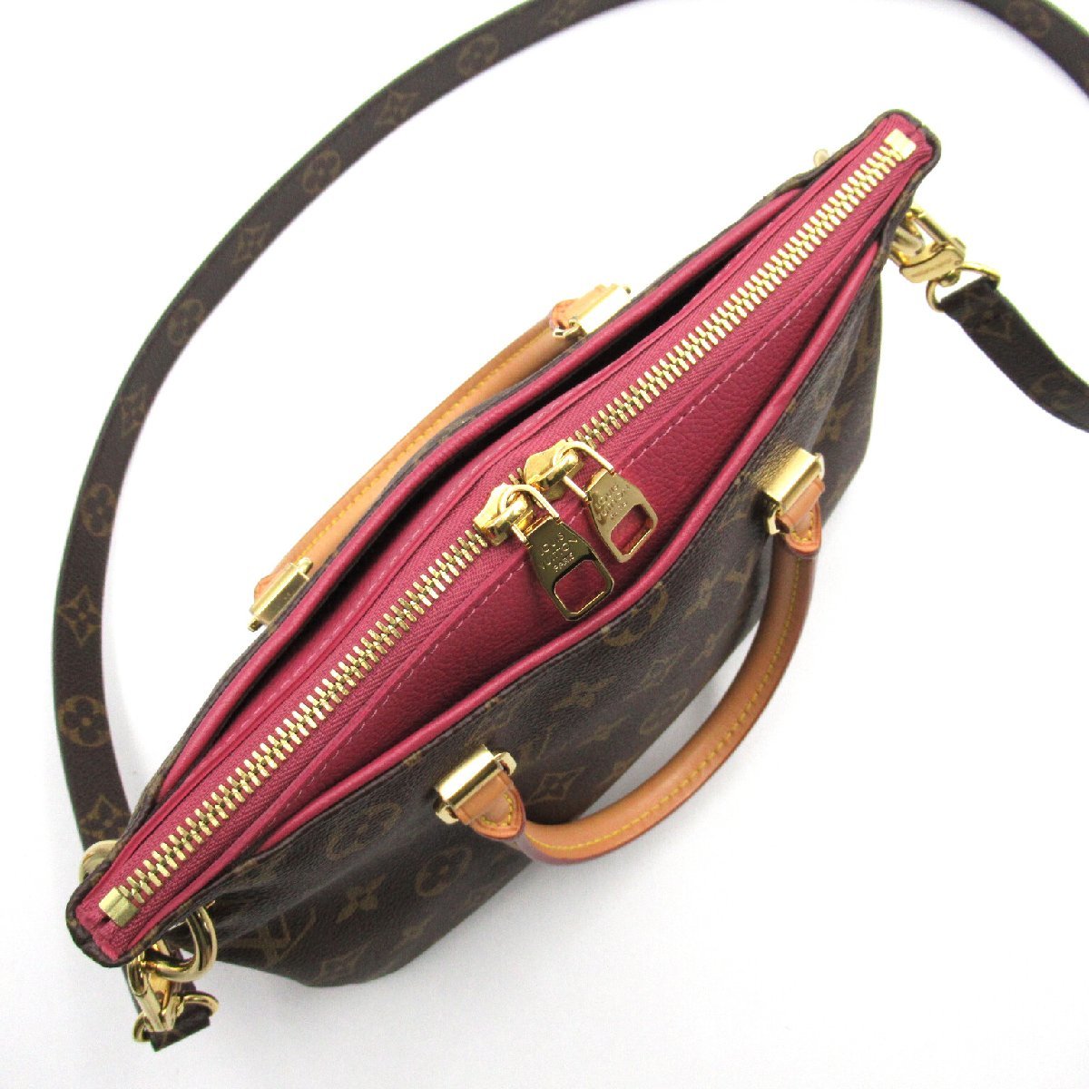 LOUIS VUITTON ルイ・ヴィトン ブラウン系 レディース PVCコーティング ...