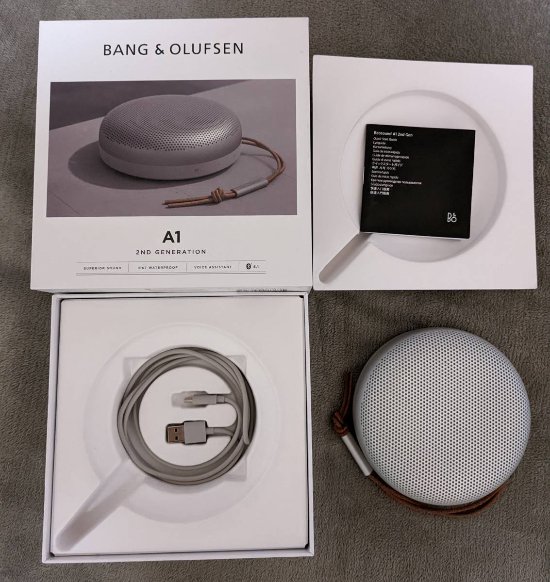 Bang&Olufsen Beosound A1 2nd Gen Grey Mist 防水 ポータブル