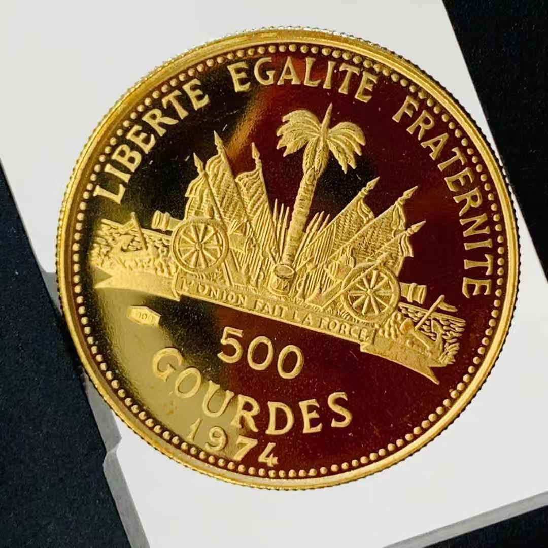 ヤフオク! - ハイチ 500グルド金貨 オリンピック 1974年 21.