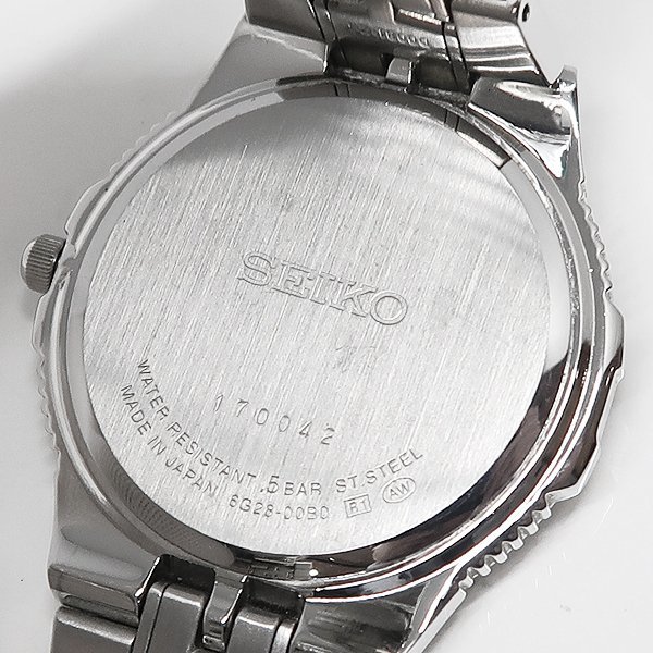 DKG SEIKO セイコー クォーツ スモセコ 腕時計 6G28-00B0 スモールセコンド 時計 箱 保証書  付き(セイコー)｜売買されたオークション情報、yahooの商品情報をアーカイブ公開 - オークファン（）