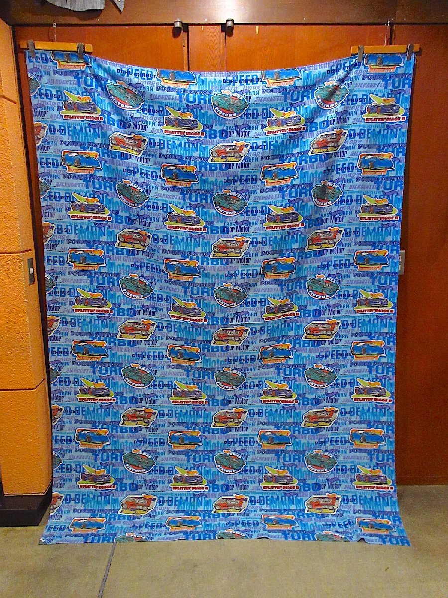  Vintage 90\'s*Hot WHeels общий рисунок bed простыня size 234cm×170cm*230120r7-otclct покрывало ткань постельные принадлежности Hot Wheels 