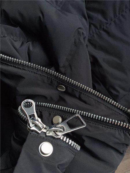新品暖かいレディース90％ダウンジャケット豪華本物ラクーンファー黒XL_画像9