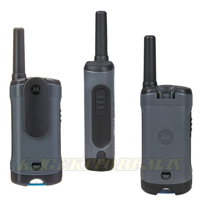  ear .. earphone mike attaching telephone call distance approximately 32km Motorola T200 transceiver 2 pcs. set new goods in box!Motorola GMRS disaster prevention disaster .