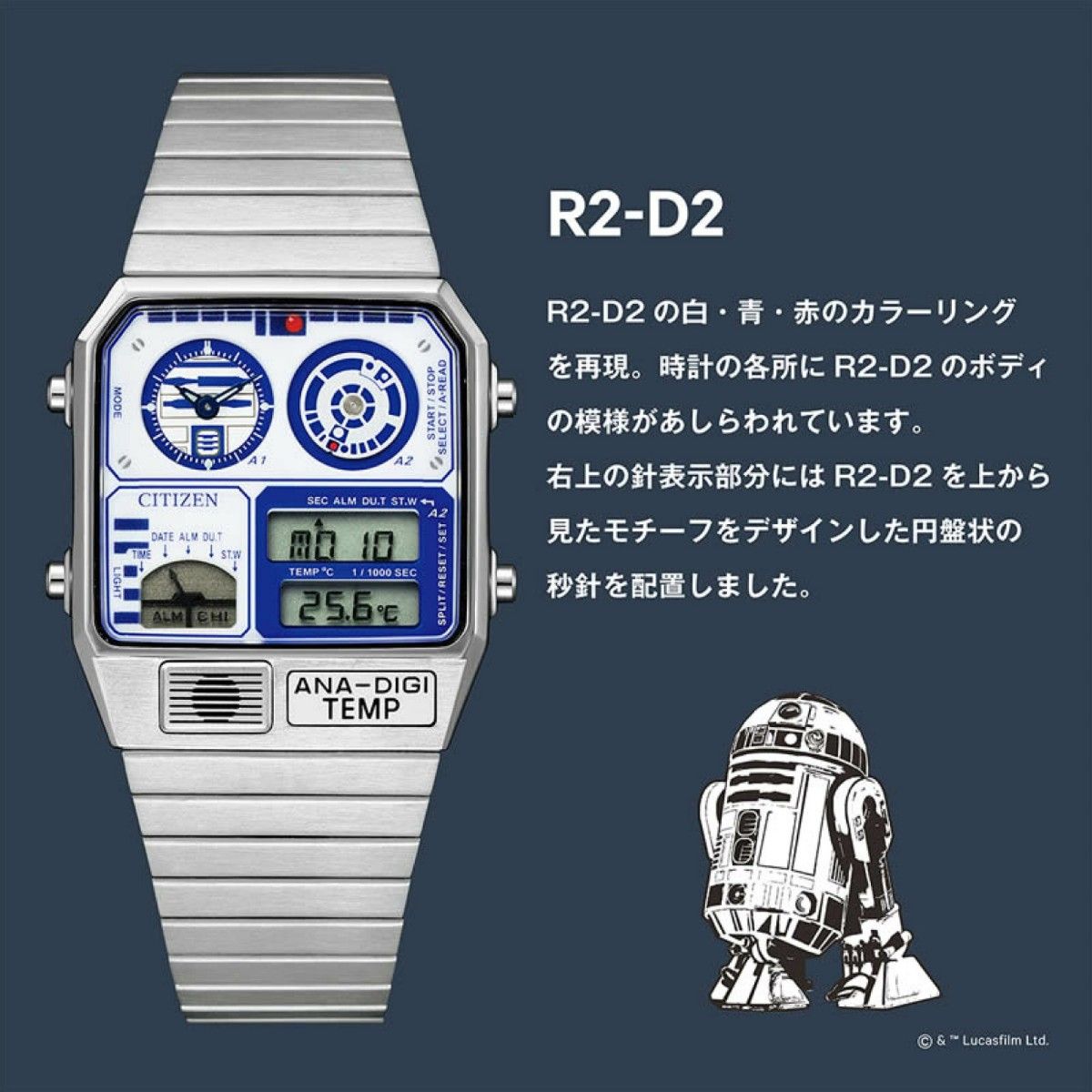アナデジテンプ スターウォーズ R2-D2モデル-