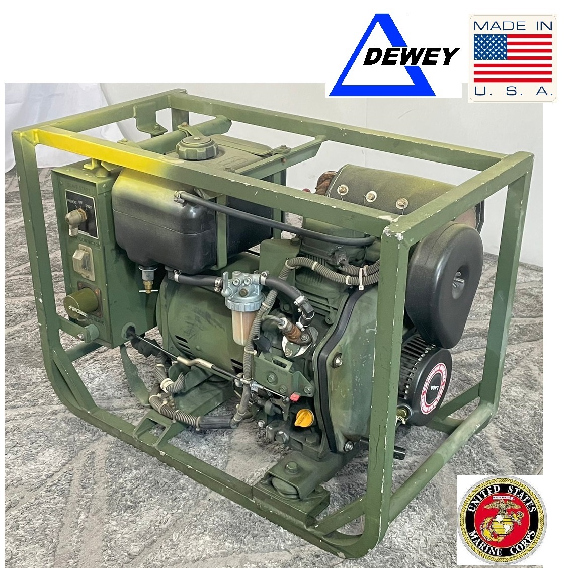 Yahoo!オークション - 【米軍放出品】DEWEY 発電機 2KW Yahoo!オークション - 【米軍放出品】DEWEY 発電機 2KW