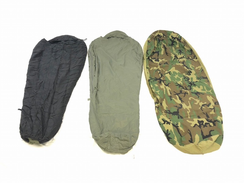 米軍放出品】TENNIER シュラフ3点セット 寝袋 スリーピングバッグ