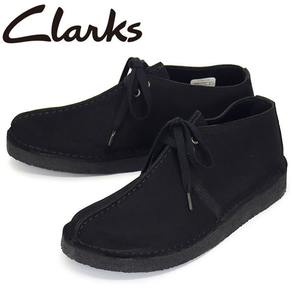 Clarks (クラークス) 26155486 Desert Trek デザートトレック メンズシューズ Black Suede CL070 UK7.5-約25.5cm_Clarks