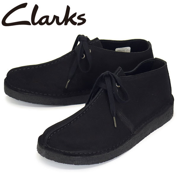 Clarks (クラークス) 26155486 Desert Trek デザートトレック メンズシューズ Black Suede CL070 UK9-約27.0cm_Clarks