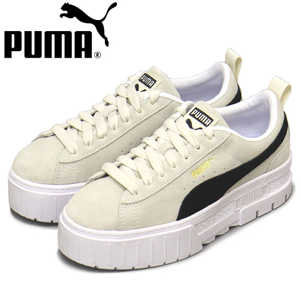 PUMA (プーマ) 380784 メイズ レディース スニーカー 02 アイボリーグロー PM175 25.0cm