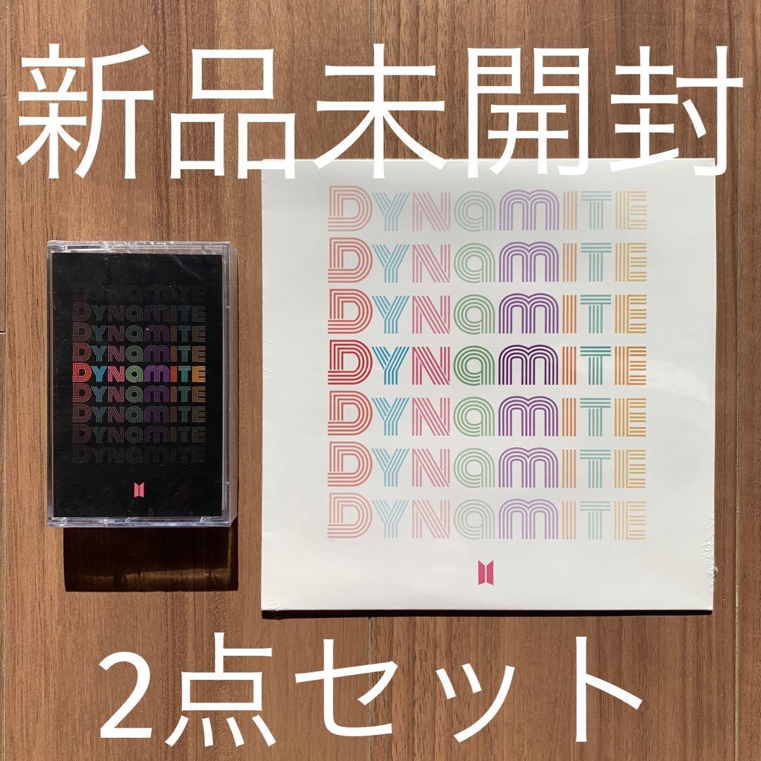 BTS 防弾少年団 Dynamite ダイナマイト レコードとカセットテープ 2点セット 新品未開封
