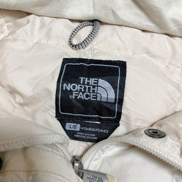 THE NORTH FACE ノースフェイス グースダウン ロングコート Lサイズ レディース 白 ジャンパー ダウンコート 600FP 送料無料 アウター_画像9