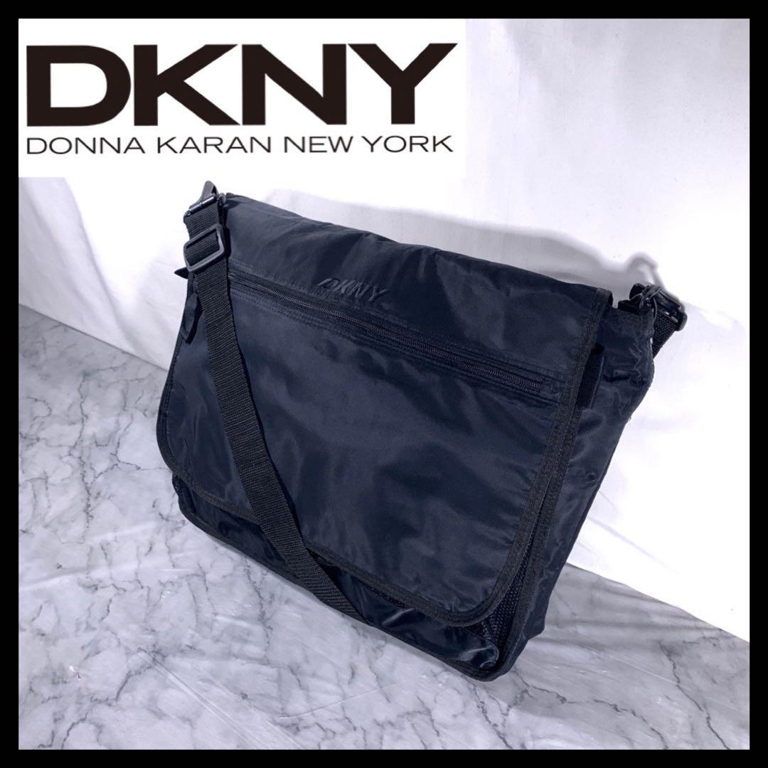 00s DKNY ダナキャラン テック ショルダー メッセンジャーバッグ y2k