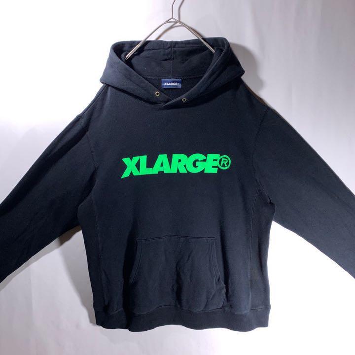 正規品 X-LARGE エクストララージ センターロゴ プルオーバー パーカー