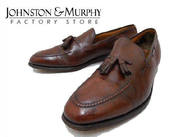 JOHNSTON & MURPHY : ジョンストン＆マーフィー ARISTOCRAFT タッセルスリッポンシューズ 靴 メンズ US 10.5C-A/ 28.5cm f-1505