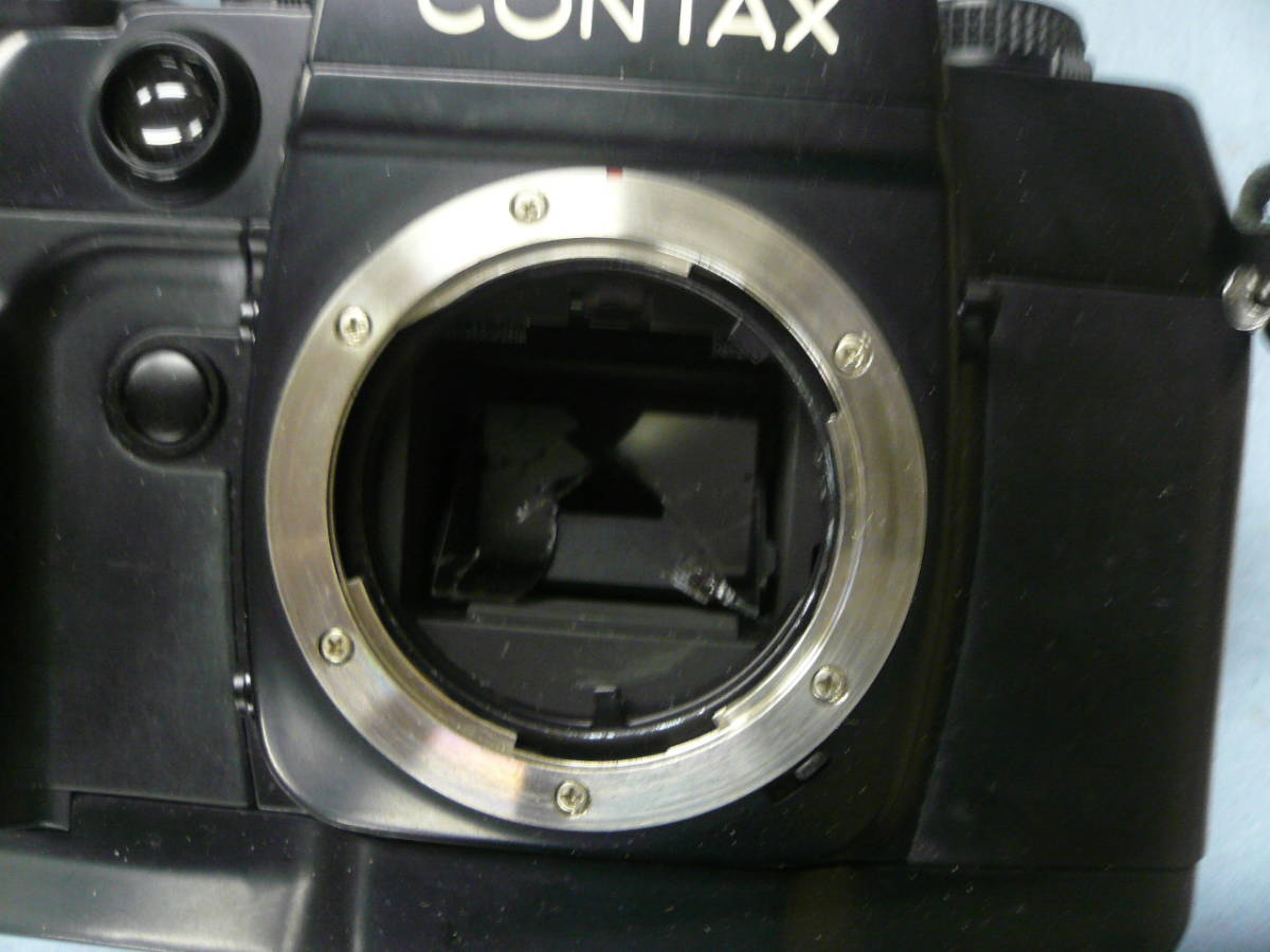 即決有　京セラKYOCERA　コンタックス CONTAX RTS III RTS-3　黒BLACK ボディ　通電可　ジャンクミラー割　送料520円～_画像2