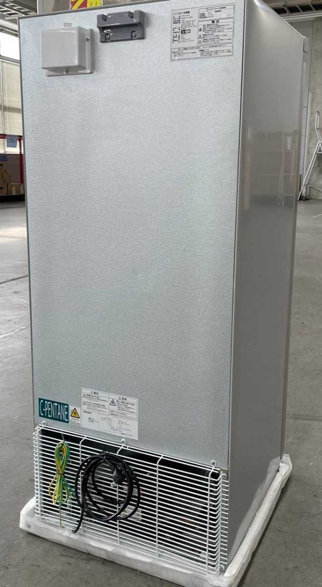 S-135 1円スタート 2022年製 ワンドア冷凍庫 138L 冷凍庫 前向きタイプ 引き出し5段 ノンフロン冷凍庫 YRTC14H1 直冷式冷凍庫の画像6