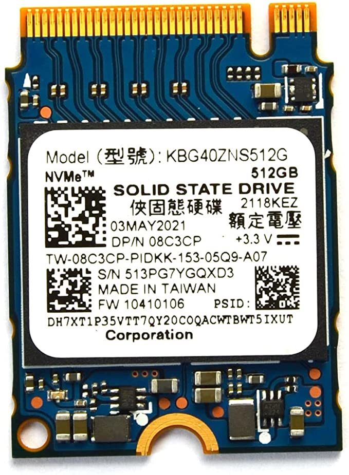 SteamDeck 用 キオクシア(東芝) M.2 2230 SSD 512GB Steam Deck