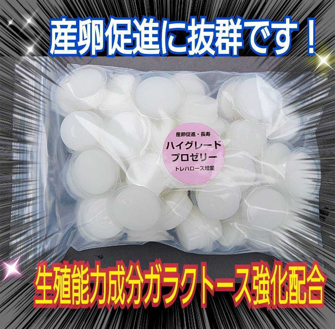 ハイグレードプロゼリー【50個入】トレハロース強化！　クワガタ・カブトムシの産卵数アップ・長寿効果に抜群！　食べやすいワイドカップ　_画像3