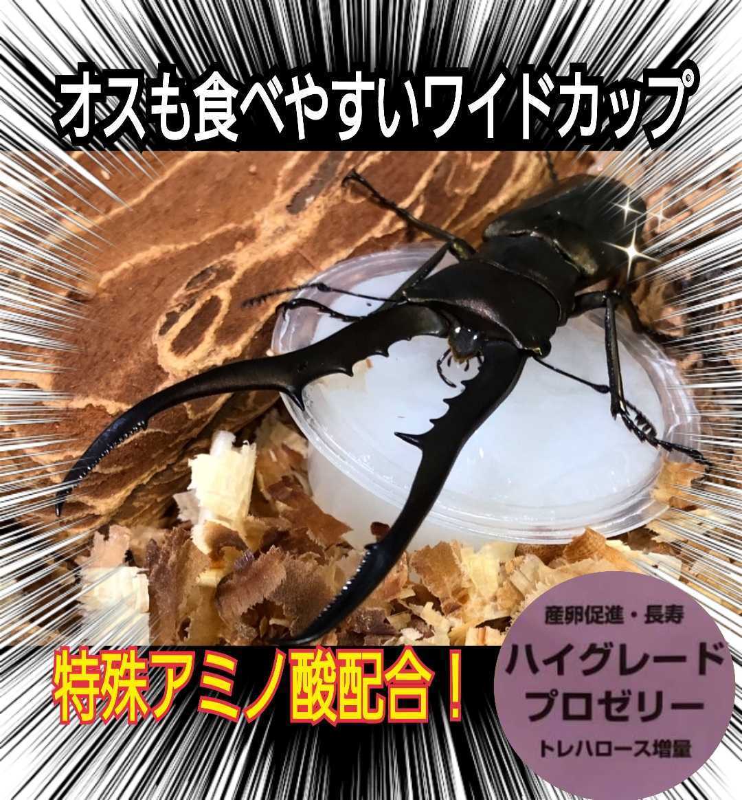 特選☆ハイグレードプロゼリー【50個】トレハロース強化配合！産卵促進・長寿・体力増進に抜群！オスも食べやすいワイドカップ　昆虫ゼリー