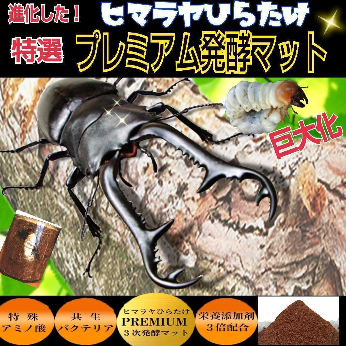 進化した!特選プレミアム3次発酵クワガタマット 栄養添加剤 進化した!特選プレミアム3次発酵クワガタマット 栄養添加剤