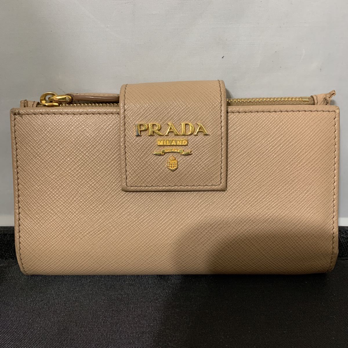 新品 PRADA サフィアーノ 2つ折レザー財布 1ML005 F0002 xenergitech.com