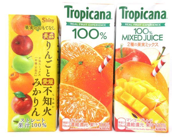 送料300円(税込)■wh787■◎トロピカーナ100％・ヤクルト 黒酢ドリンク 等 6種 68本【シンオク】の画像2