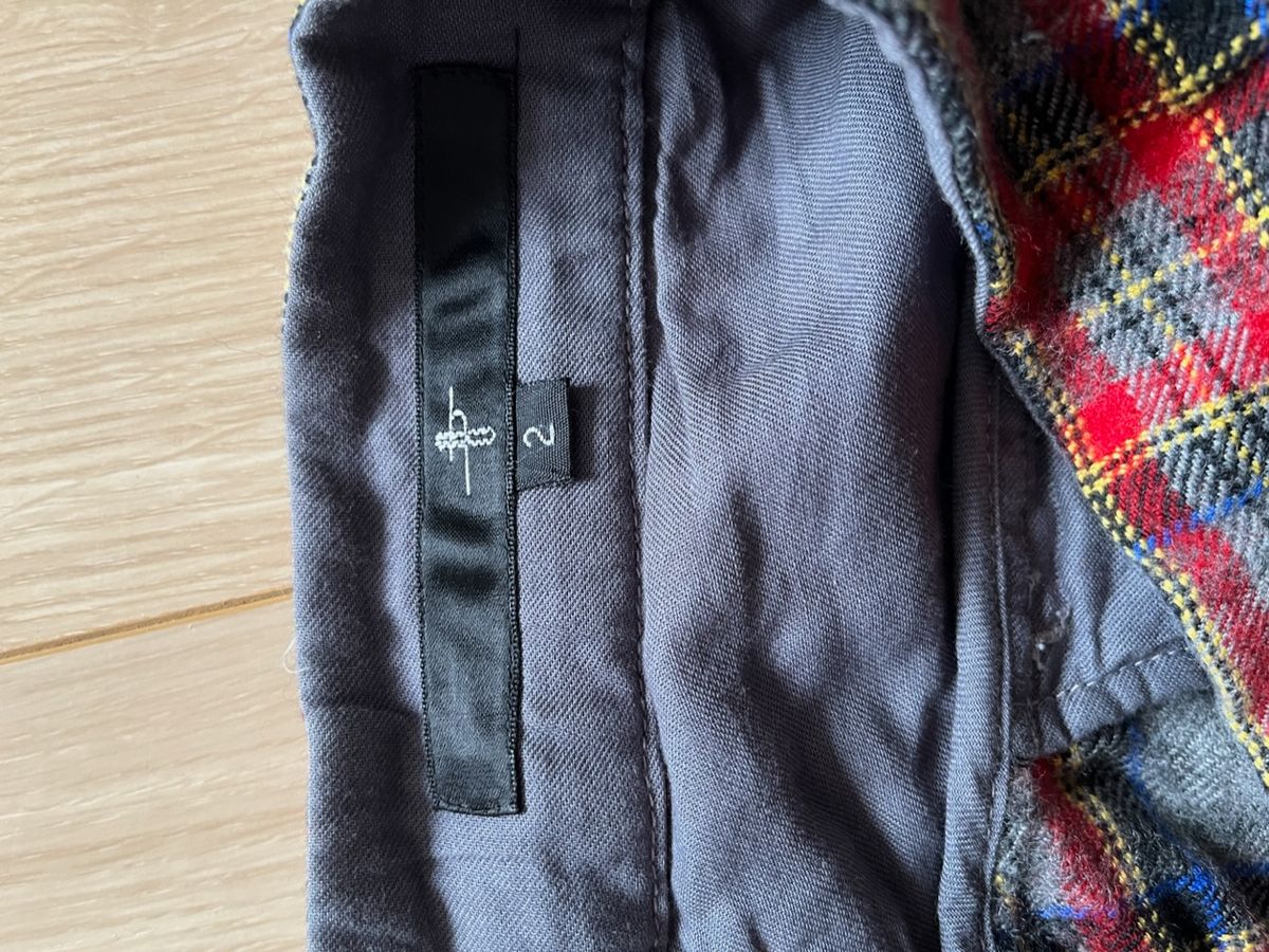 rick owens BABEL ss19 cp素材 チェックパンツ 新品正規店 サルエル